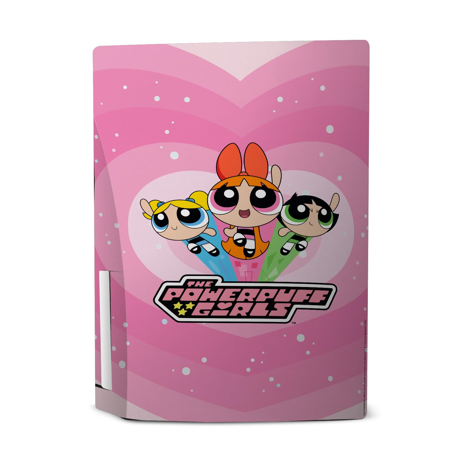 Officially Licensed Powerpuff Girls PS5 Skin - Vinyl Decal Cover for Sony PlayStation 5 Disc Edition Console | Gaming Accessories & Customization for Kids Room Decor