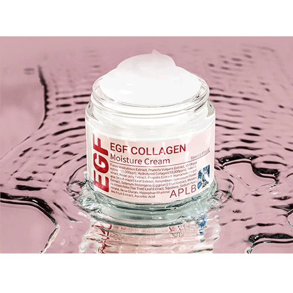APLB EGF Collagen Moisture Cream 70ml - Anti-Aging Face Moisturizer for Dry Skin with Hyaluronic Acid | Hydrating & Firming Night Cream for Women & Men | Perfect for Daily Skincare Routine & Nighttime Use