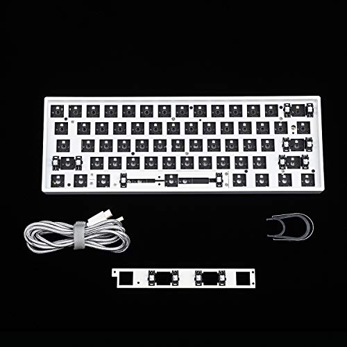 Plastic White GK61X Wired
