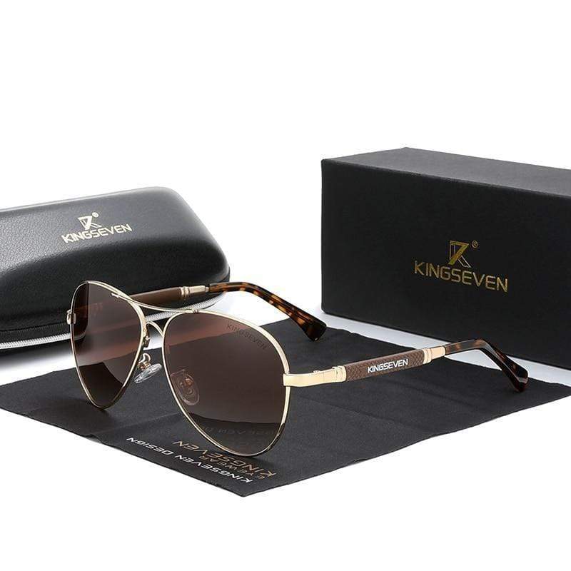 Premium Titanium Alloy Polarized Sunglasses for Men - UV Protection, Lightweight & Durable - Perfect for Driving, Fishing & Outdoor Activities