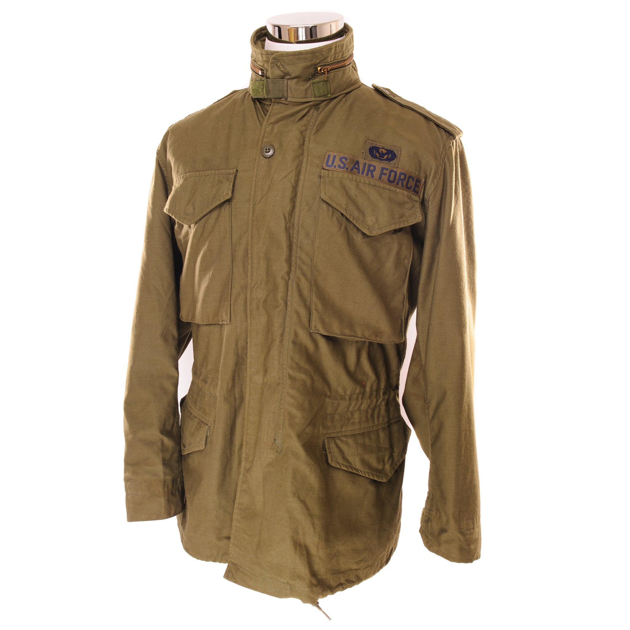 Vintage US Air Force M-1965 M65 Field Jacket - Vietnam War Era (1972) - Small Regular Size - Military Surplus Outerwear for Outdoor Adventures & Historical Reenactments