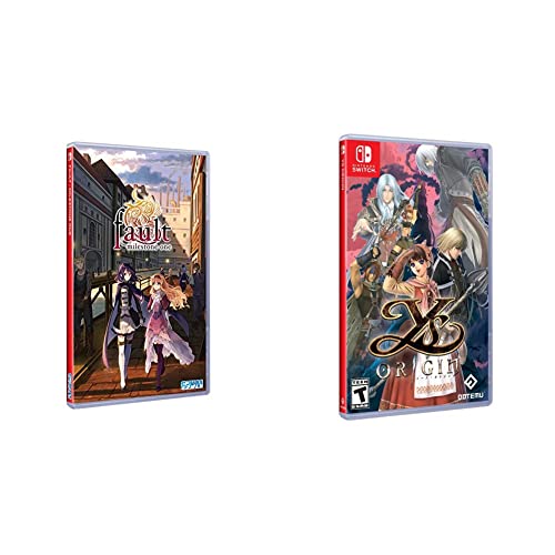 Fault Milestone One & Ys Origin - Nintendo Switch Games Bundle - Action RPG Adventure for Nintendo Switch - Perfect for Anime Fans and JRPG Lovers