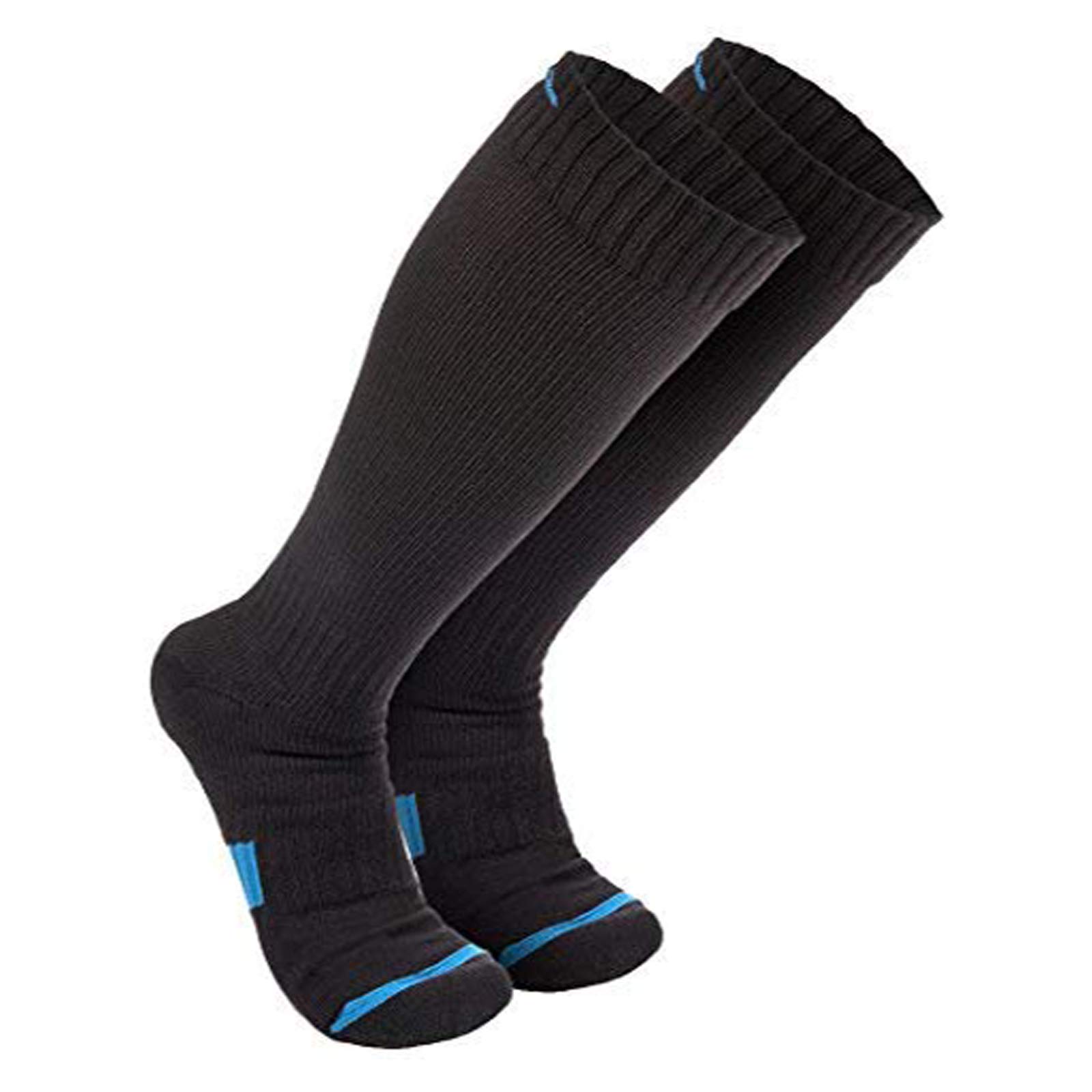Wanderlust Everyday Compression Socks for Men & Women - Support Stockings for Travel, Running & Work - Improve Circulation & Reduce Swelling