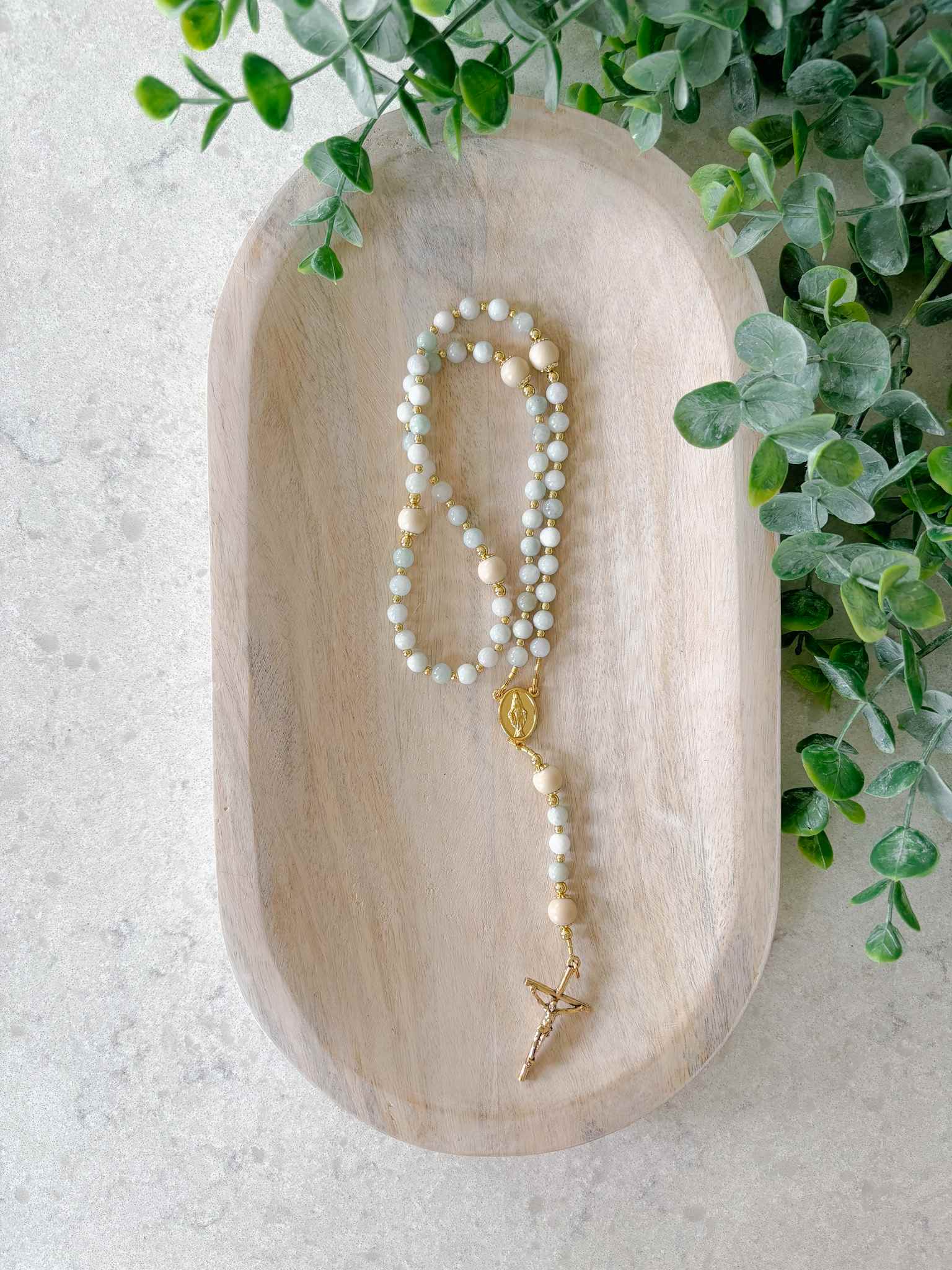Ocean of Grace Rosary - Beautiful Handmade Catholic Prayer Beads for Devotion, Meditation & Spiritual Gifts | Perfect for Prayer, Worship & Religious Ceremonies