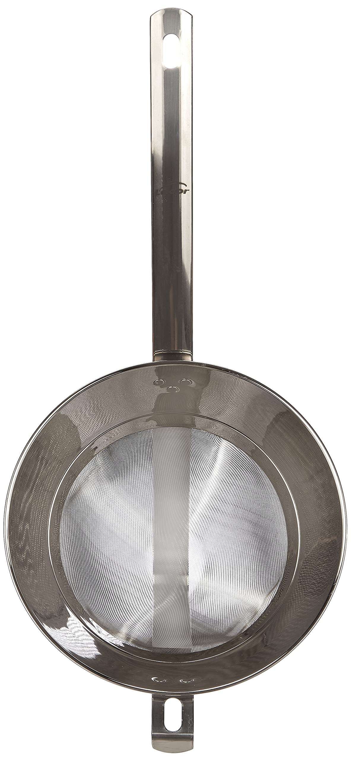 Premium Stainless Steel Conical Mesh Strainer with Protective Coating - Fine Kitchen Sieve for Filtering, Straining & Sifting - Ideal for Tea, Coffee, Herbs & Cooking