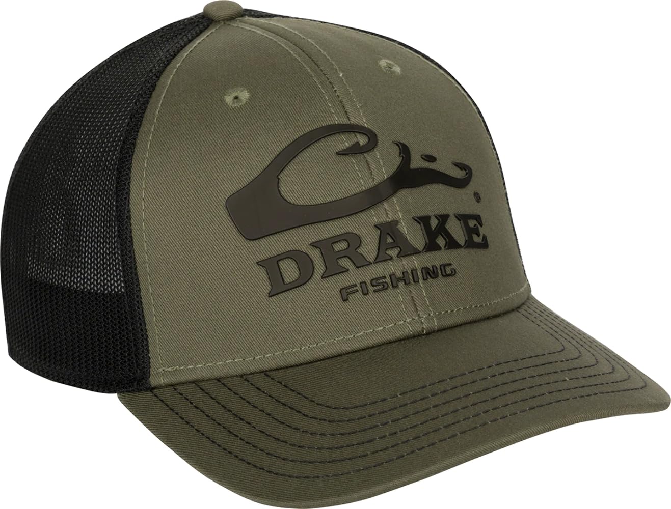 Drake Waterfowl DPF Stretch Fit Cap - Adjustable Camo Hunting Hat for Men - Comfortable Outdoor Gear for Duck Hunting & Fishing