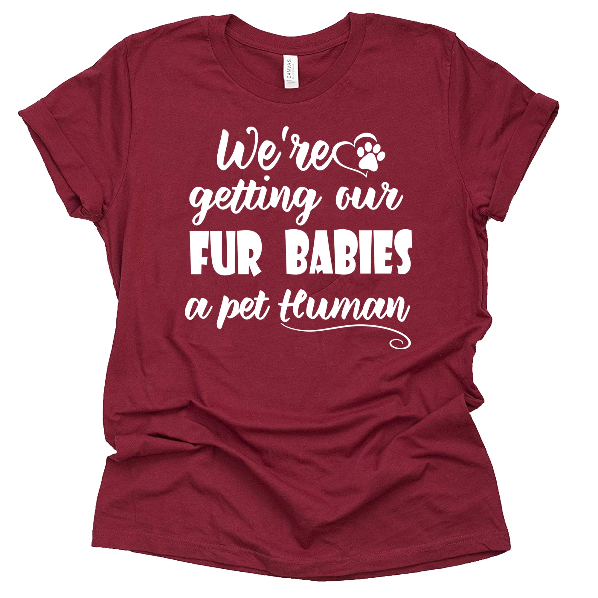 Pet Human Shirt for Dogs - Cute Pregnancy & Baby Announcement T-Shirt for Dog Moms | Perfect for Gender Reveals & Family Photo Shoots