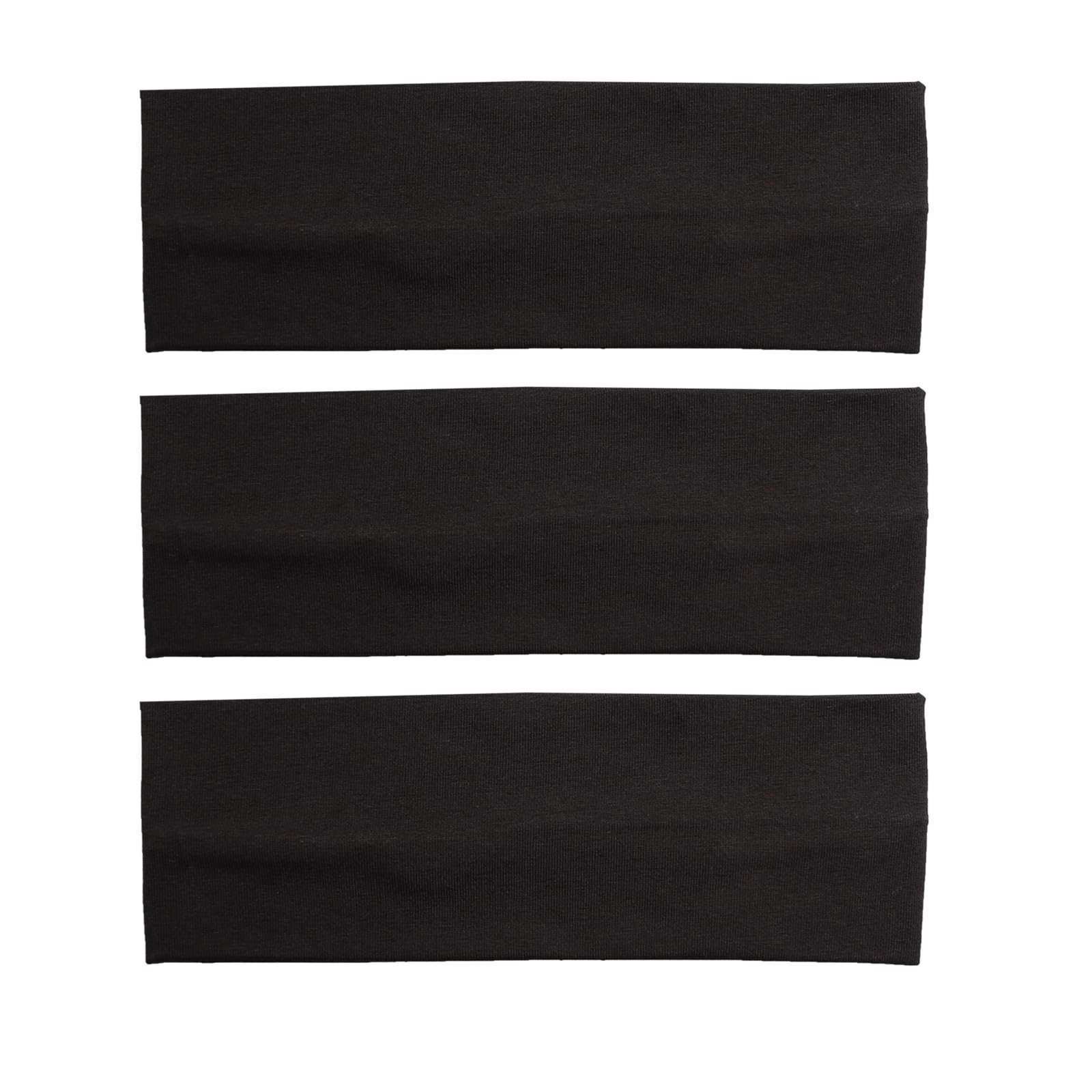 3 Pack Non-Slip Cotton Headbands for Women - Thick Sweat-Proof Hair Accessories for Workouts, Yoga & Everyday Use