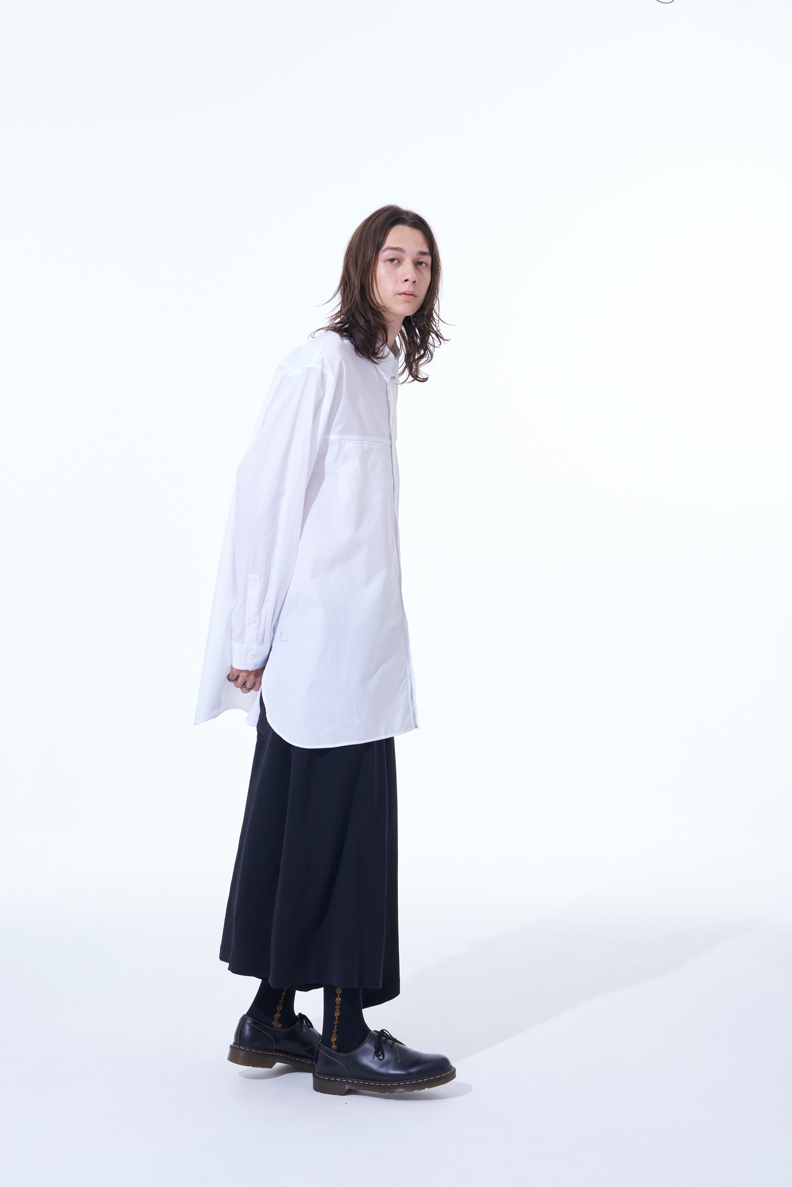 Stylish Cotton Broadcloth Shirt with Elegant Back Drape Detail - Perfect for Office Wear & Casual Outings