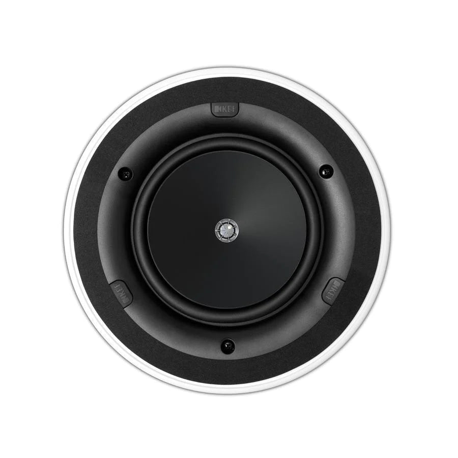 KEF Ci160.2CR 6.5 Inch In-Ceiling Speaker - High Performance Home Theater & Surround Sound System for Living Room, Bedroom, or Office