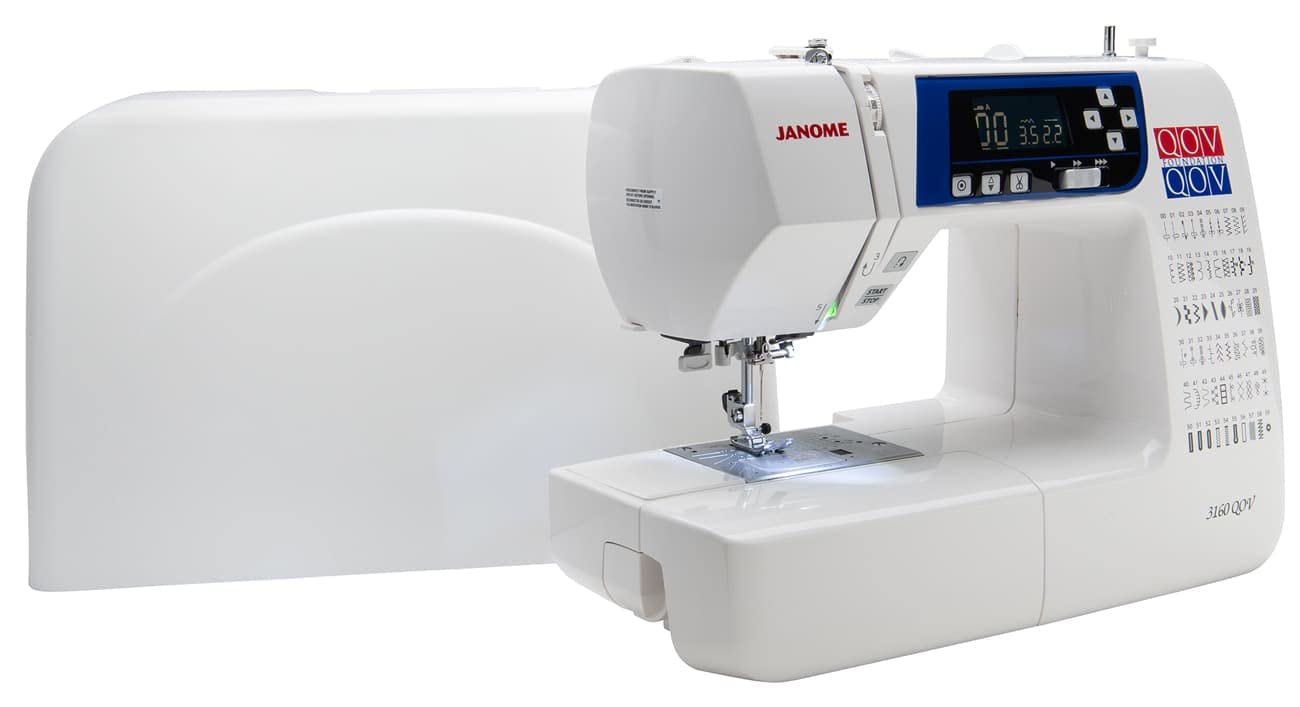 Janome 3160QOV Quilting Machine for Quilts of Valor - Professional Stitching for Patriotic Quilts & Home Decor Projects | Perfect for Quilters, Crafters & DIY Enthusiasts