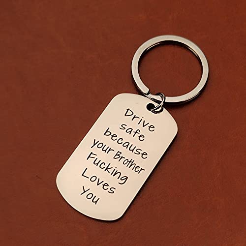 Personalized Safe Driving Keychain - Thoughtful Birthday & Christmas Gift for Women, Men, Teens, Boys & Girls - Perfect for New Drivers, Graduation, and Everyday Car Safety