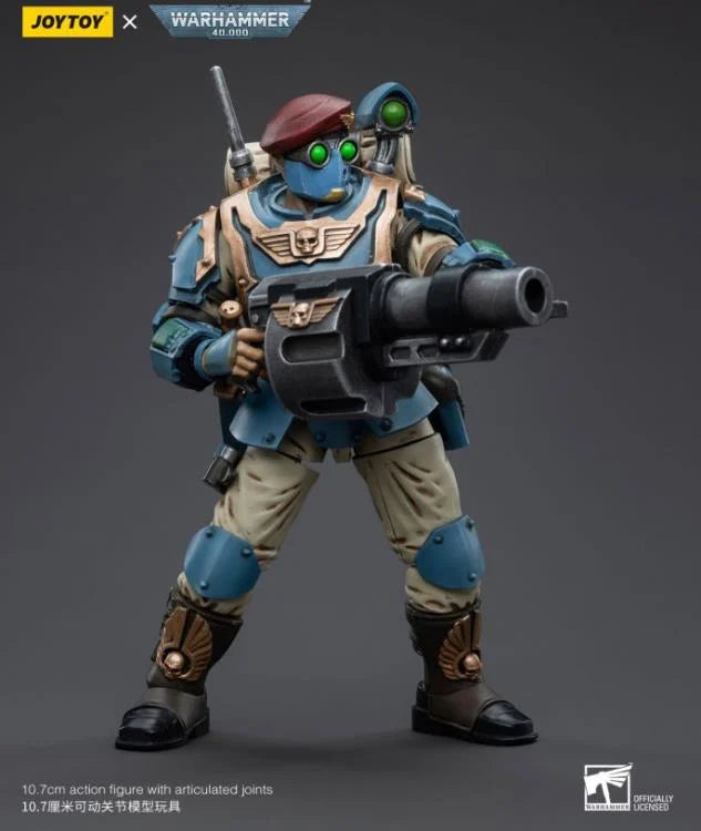 JOYTOY Warhammer 40k Astra Militarum Tempestus Scions Command Squad 55th Kappic Eagles Grenadier Action Figures - Collectible Miniatures for Tabletop Gaming & Warhammer 40k Battles