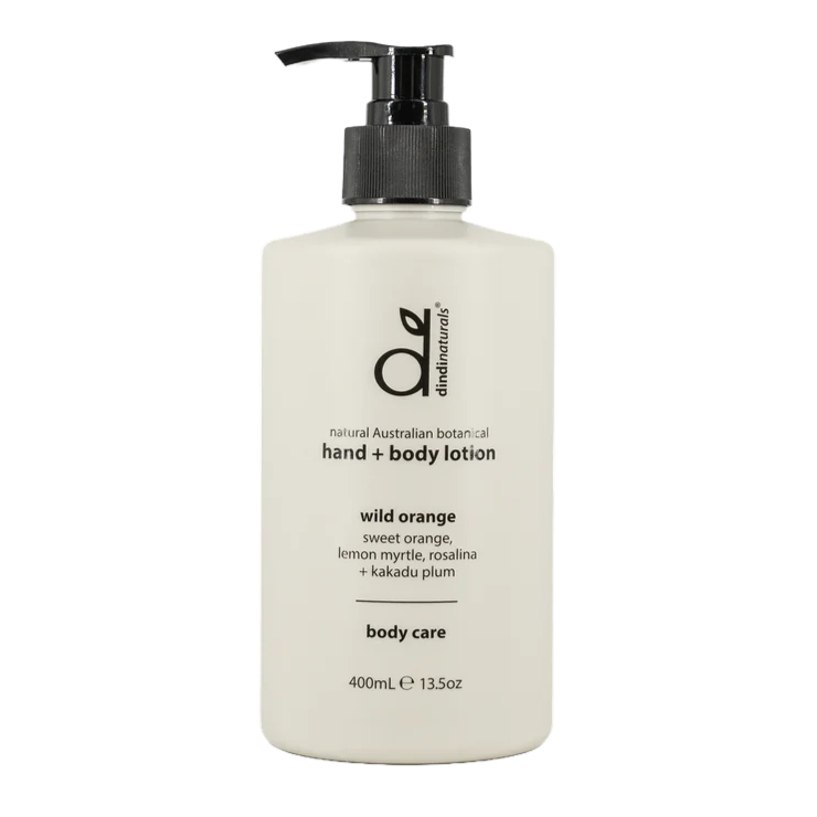 Dindi Naturals Organic Hand & Body Lotion - Wild Orange Scent | Hydrating Moisturizer for Dry Skin | Perfect for Daily Use at Home, Office & Travel