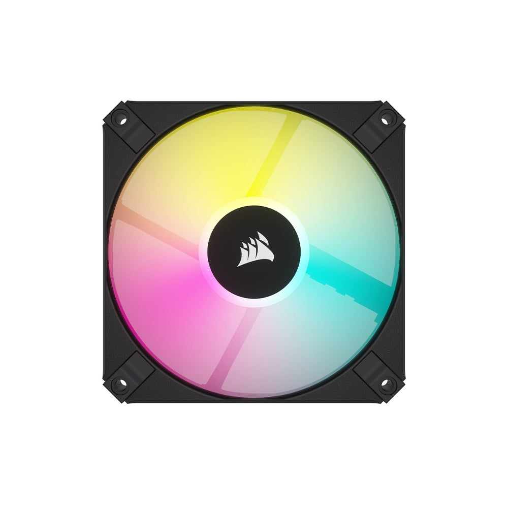 Corsair AF120 RGB SLIM 120mm x 15mm Fluid Dynamic Bearing RGB LED Case Fan - Single Pack - Perfect for PC Gaming, Cooling, and Custom RGB Builds