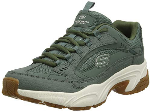 Green (Olive Suede/Mesh/Off White & Gum Trim Old)