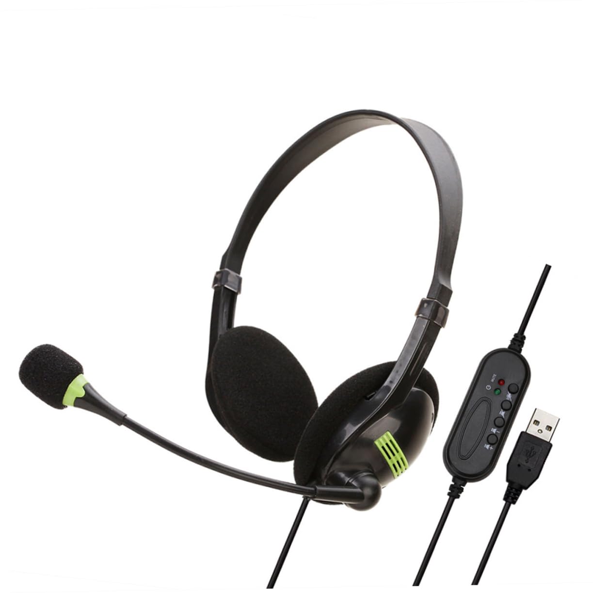 GOOHOCHY Gaming Headset with Noise Cancelling Mic - Comfortable Over-Ear Headphones with Omni-Directional Sound for PC, Laptop, PS4, Xbox - Perfect Replacement for Broken Headsets - Ideal for Gaming, Streaming & Online Meetings