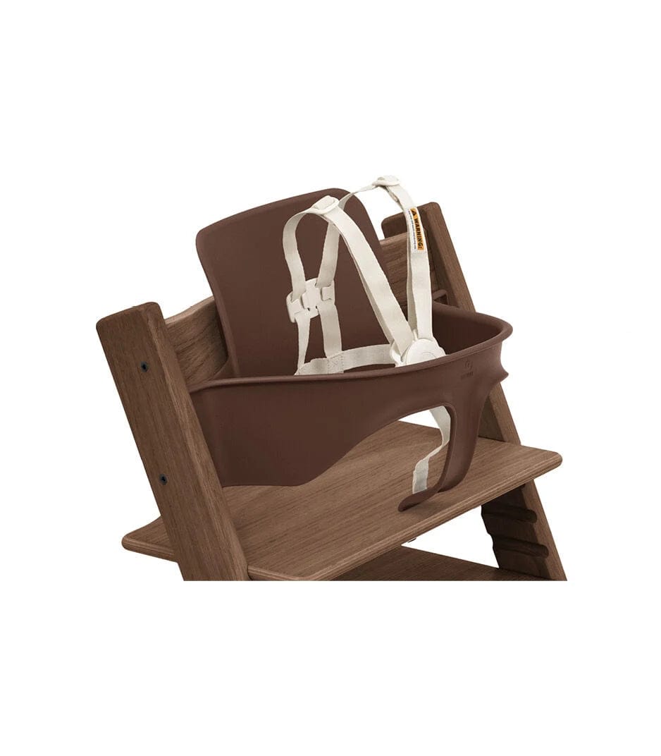 Stokke Tripp Trapp High Chair with Baby Set & Safety Harness - Adjustable Wooden Chair for Toddlers & Infants - Perfect for Dining, Feeding, and Family Mealtime