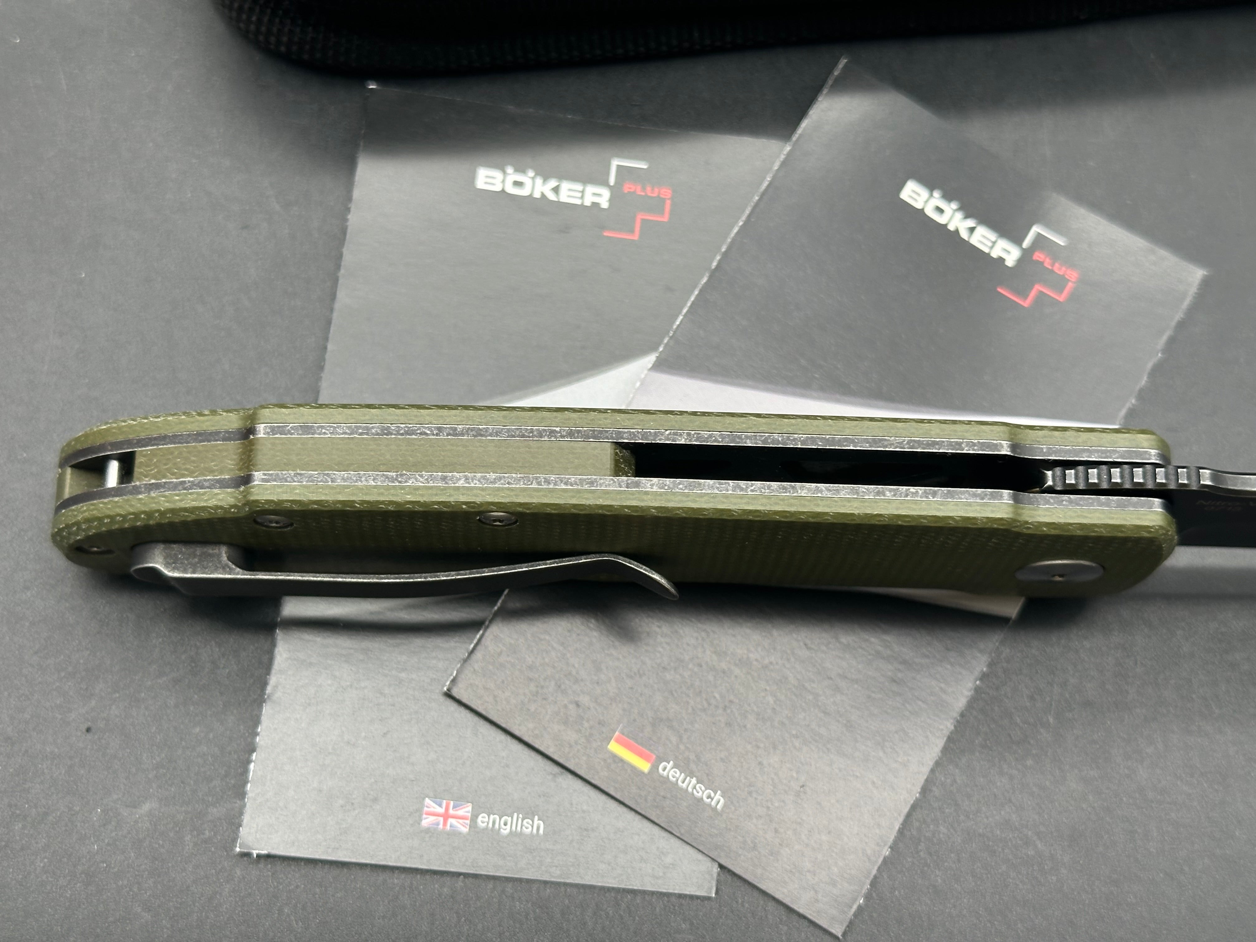 Boker Tac Master Liner Lock Folding Knife - 3.9