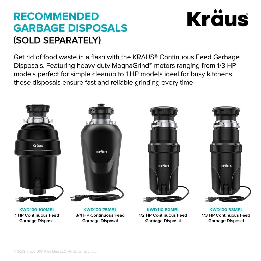 KRAUS Kore 15-Inch Drop-In/Top Mount Stainless Steel Kitchen Sink - 16 Gauge Single Bowl Bar Prep Sink with Accessories (Model KWT321-15) - Perfect for Small Kitchens, Bars, and Food Prep Stations