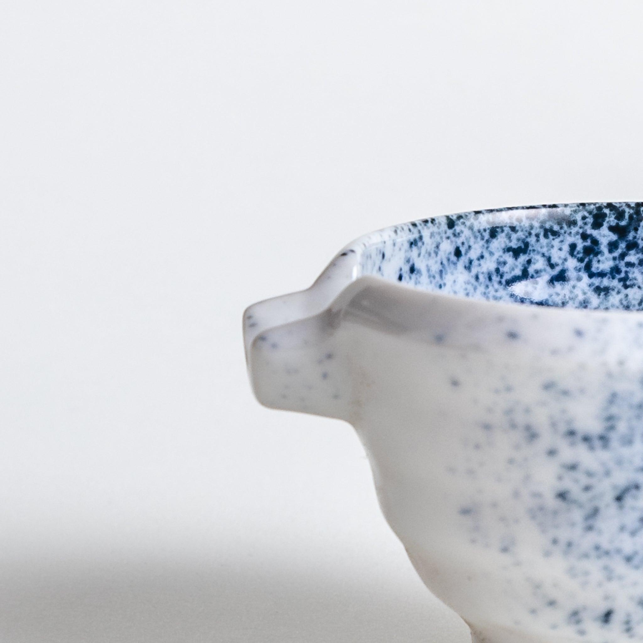 Blue Speckle Condiment Bowl Set - Ceramic Small Serving Dishes for Sauces, Dips & Snacks - Perfect for Parties, Restaurants & Home Kitchen Use