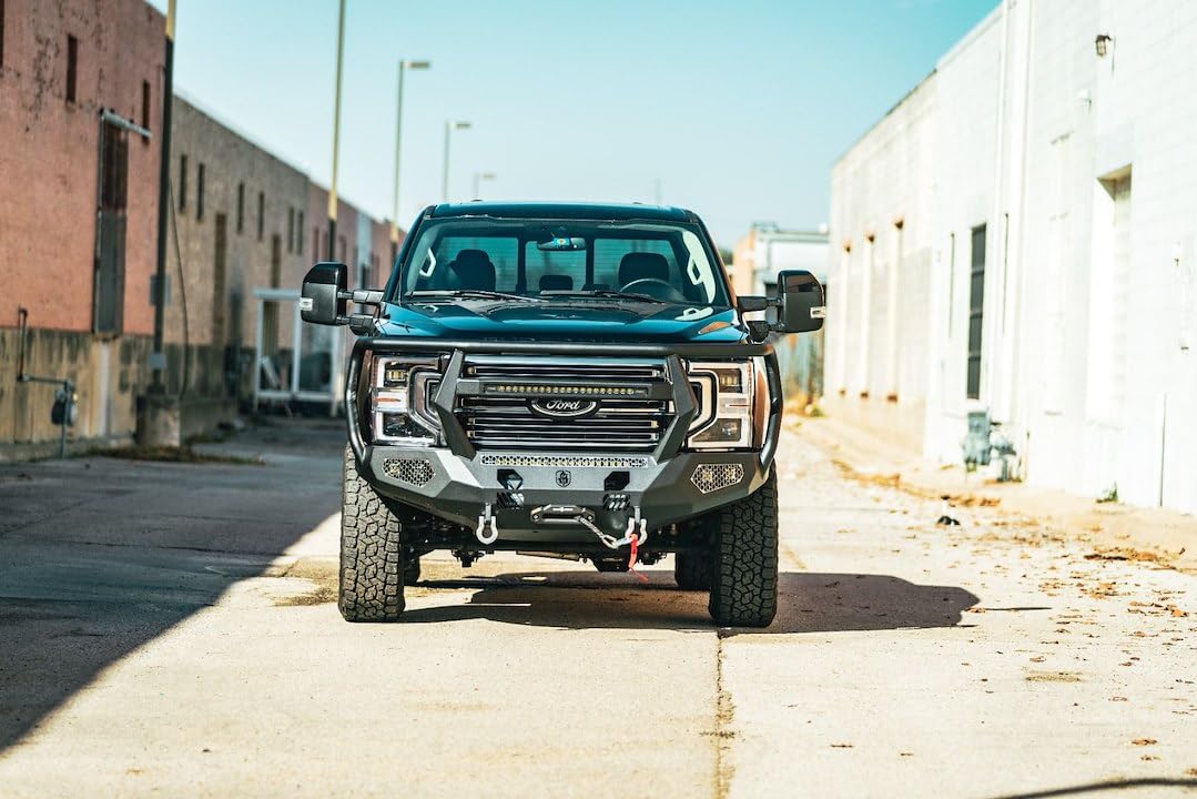 Road Armor 2202XFPRB Heavy-Duty Front Bumper for GMC Sierra 3500 HD | Off-Road Protection & Truck Enhancement | Perfect for Towing, Hauling & Rugged Terrain