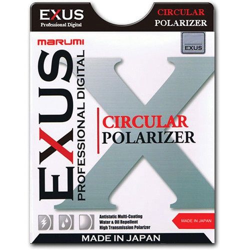 Marumi Exus 67mm Circular Polarizing Filter for DSLR & Mirrorless Cameras - Reduce Glare & Enhance Colors for Landscape & Outdoor Photography