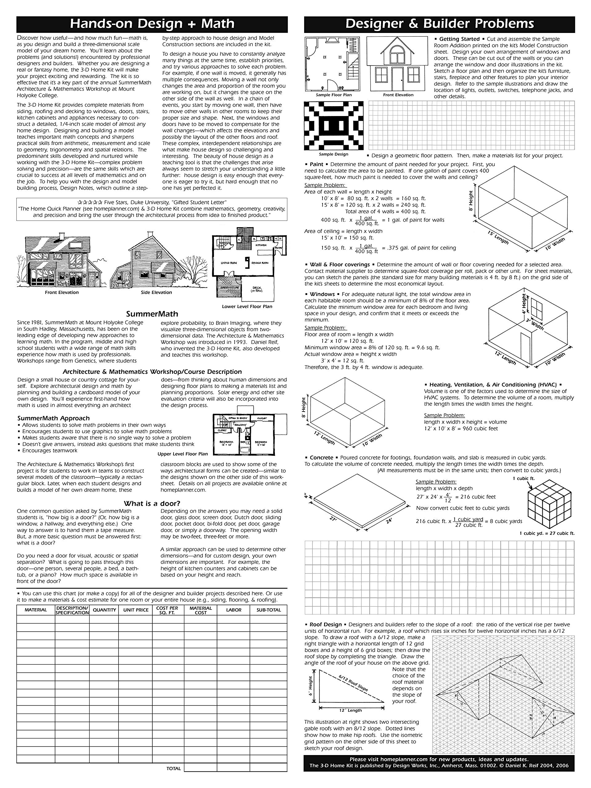 3D Home Model Kit - DIY House Construction Kit for Building Your Dream Home or Addition | Perfect for Architects, Hobbyists & Home Renovation Projects