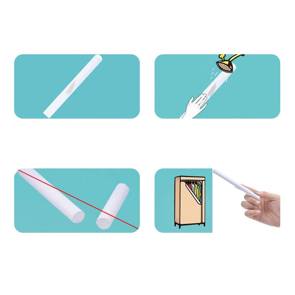 6 Inch Male Masturbator Absorbent Stick - Water-Absorption Dry Rod for Sex Doll & Pocket Pussy (2 Pack) - Perfect for Discreet Storage & Enhanced Hygiene