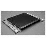 Black Adjustable Keyboard Tray RAKS19BK1 - Ergonomic Under Desk Slide-Out Drawer for Home & Office Workspace