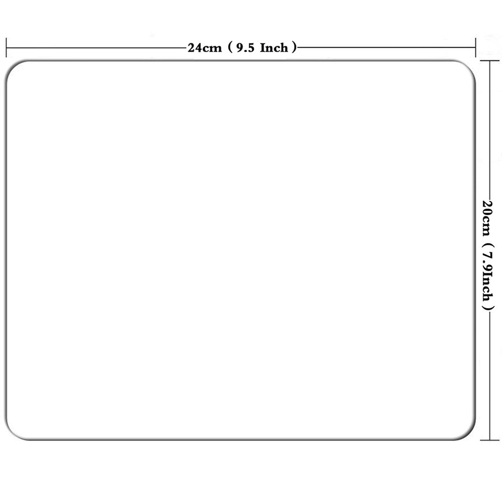 Trendy Black and White Buffalo Plaid Mouse Pad with Unique Illustration - Perfect for Office, Gaming & Home Workspace Decor