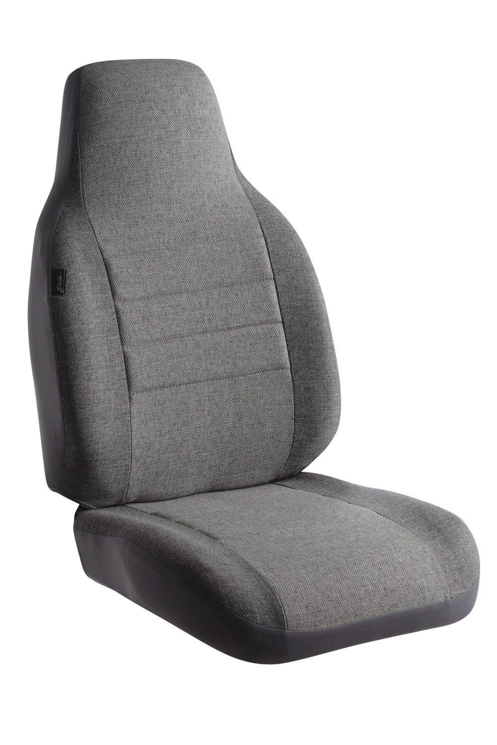 Fia OE32-47 Gray Custom Fit Rear Seat Cover Bench Seat - Premium Tweed Fabric, Universal Car Seat Protector for Pets, Kids & Spills | Perfect for SUVs, Trucks & Sedans