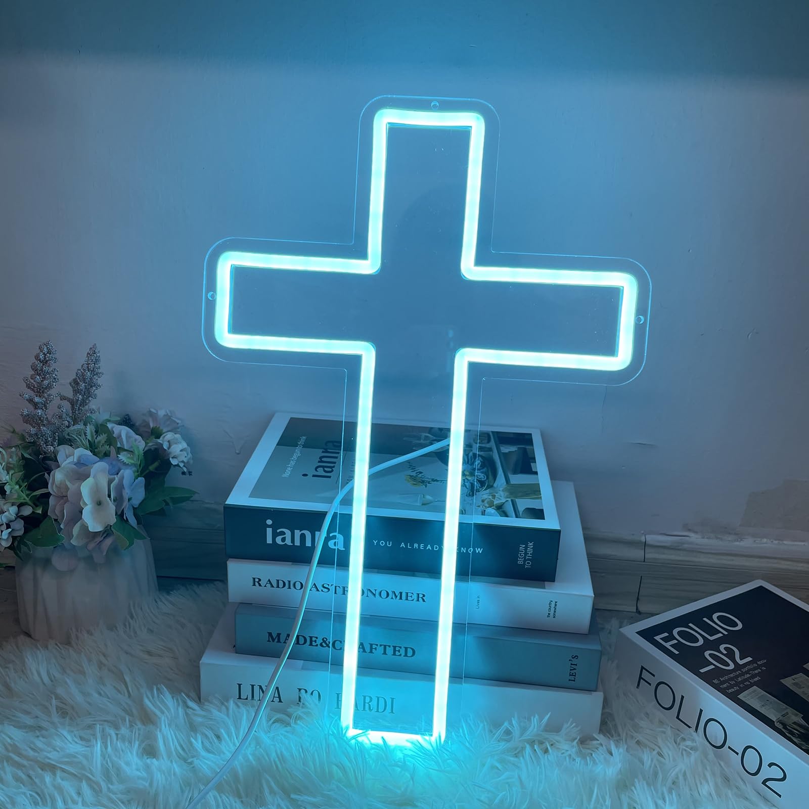 Custom Neon LED Wall Sign - Personalized Room Decor for Bedroom, Kids Room & Teens | Durable Acrylic Light for Halloween, Christmas, Wedding & Party Decorations (Blue) - Perfect for Home, Office & Event Lighting