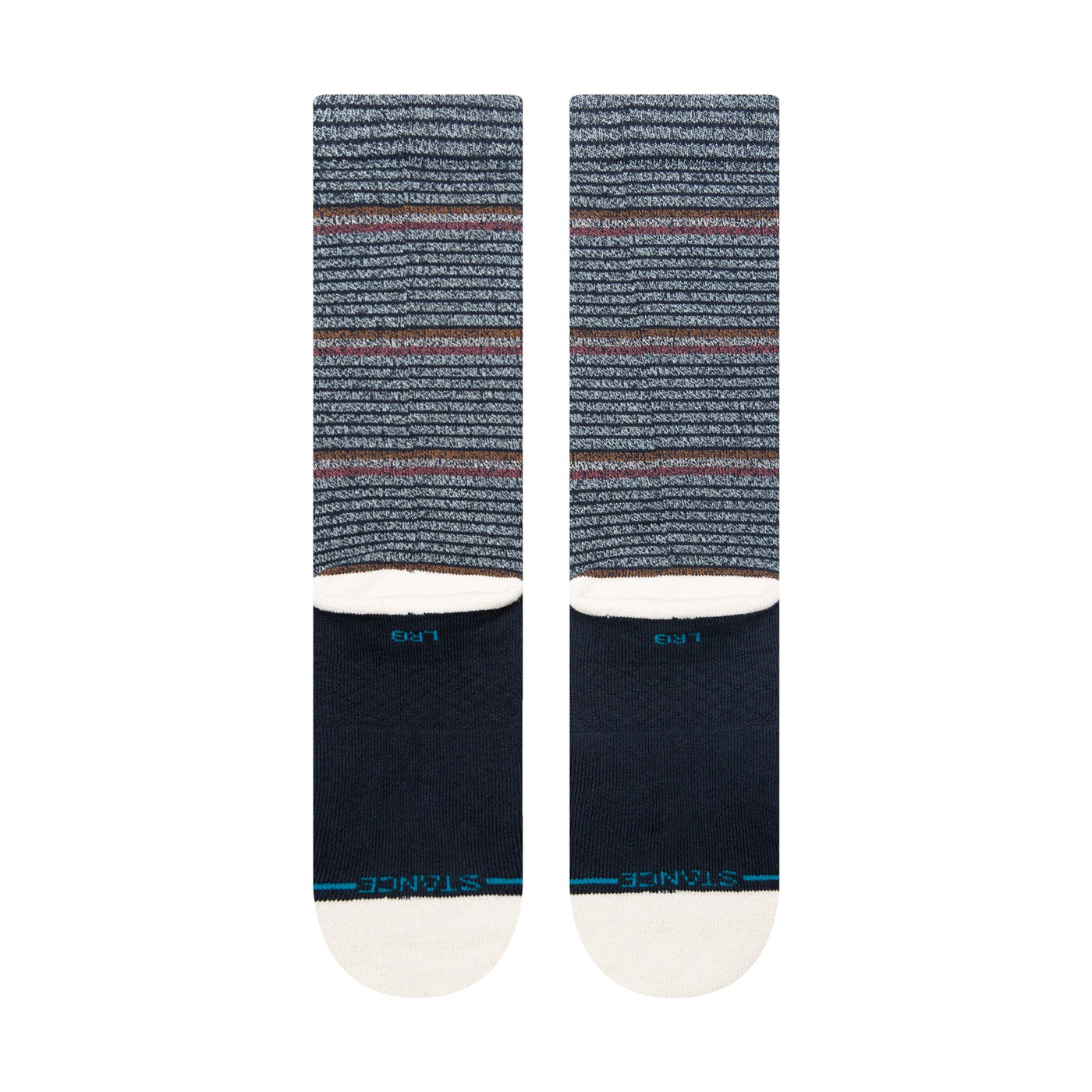 Premium Men's Navy Blue Crew Socks - Vicktor Comfort Fit Cotton Casual Athletic Socks for Work, Sports & Everyday Wear