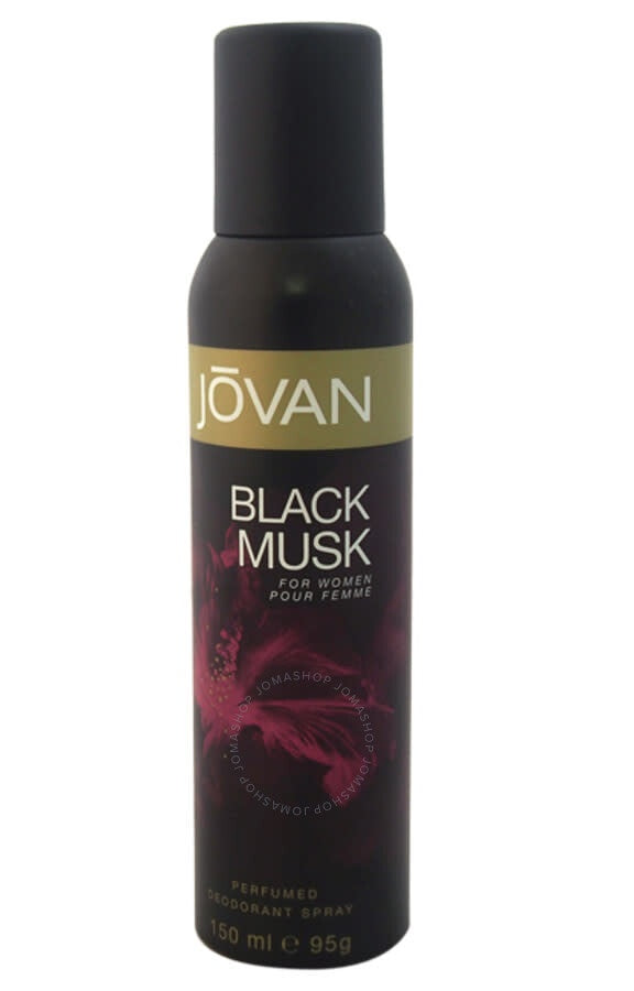 Jovan Musk Perfume for Women - Black 150ml Eau de Toilette | Long-Lasting Floral Scent for Date Night, Office & Special Occasions