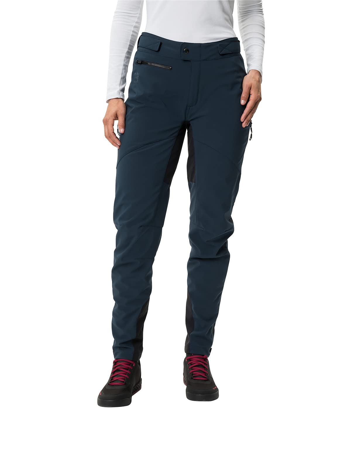VAUDE Women's Qimsa Softshell Pants II - Waterproof Hiking Trousers for Outdoor Adventures, Travel & Winter Sports