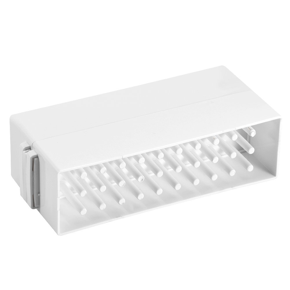 30 Holes Nail Drill Bit Holder with Dust-Proof Cover - Professional Manicure Tool Organizer for Nail Artists & Salons - Perfect for Nail Drill Storage, Display & Travel Case