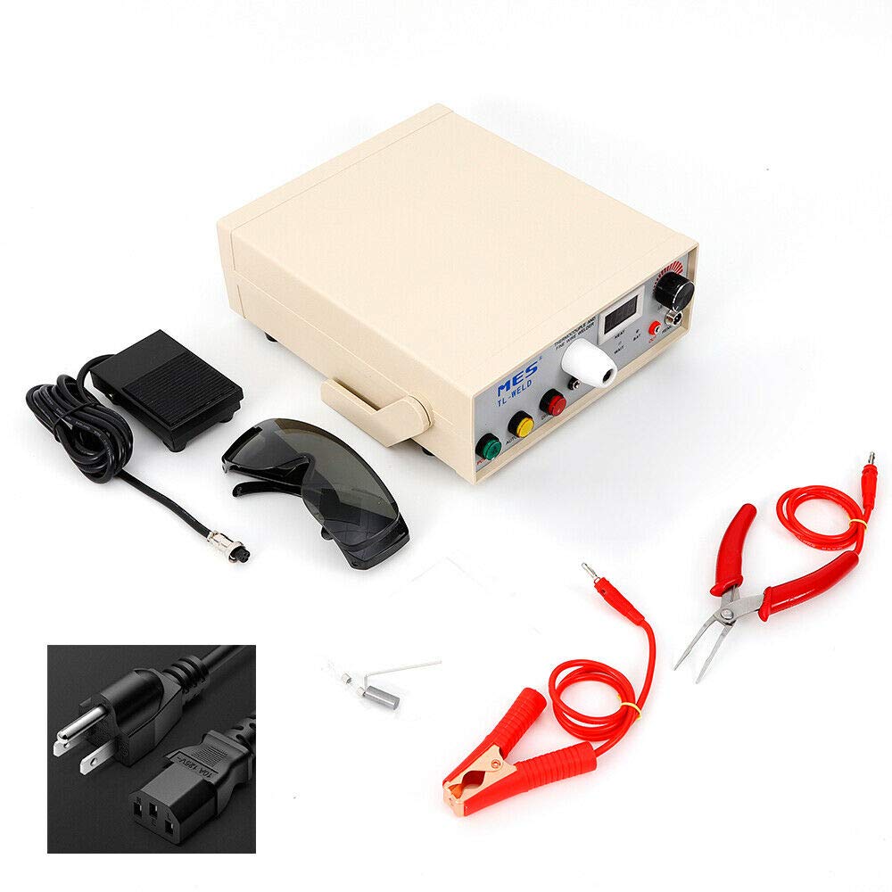 Professional TL-WELD Thermocouple Welding Machine 90-260V - Desktop Manual Pulse Spot Welder for Metal & Magnetic Materials - Perfect for Jewelry Making, Electronics Repair & Industrial Applications