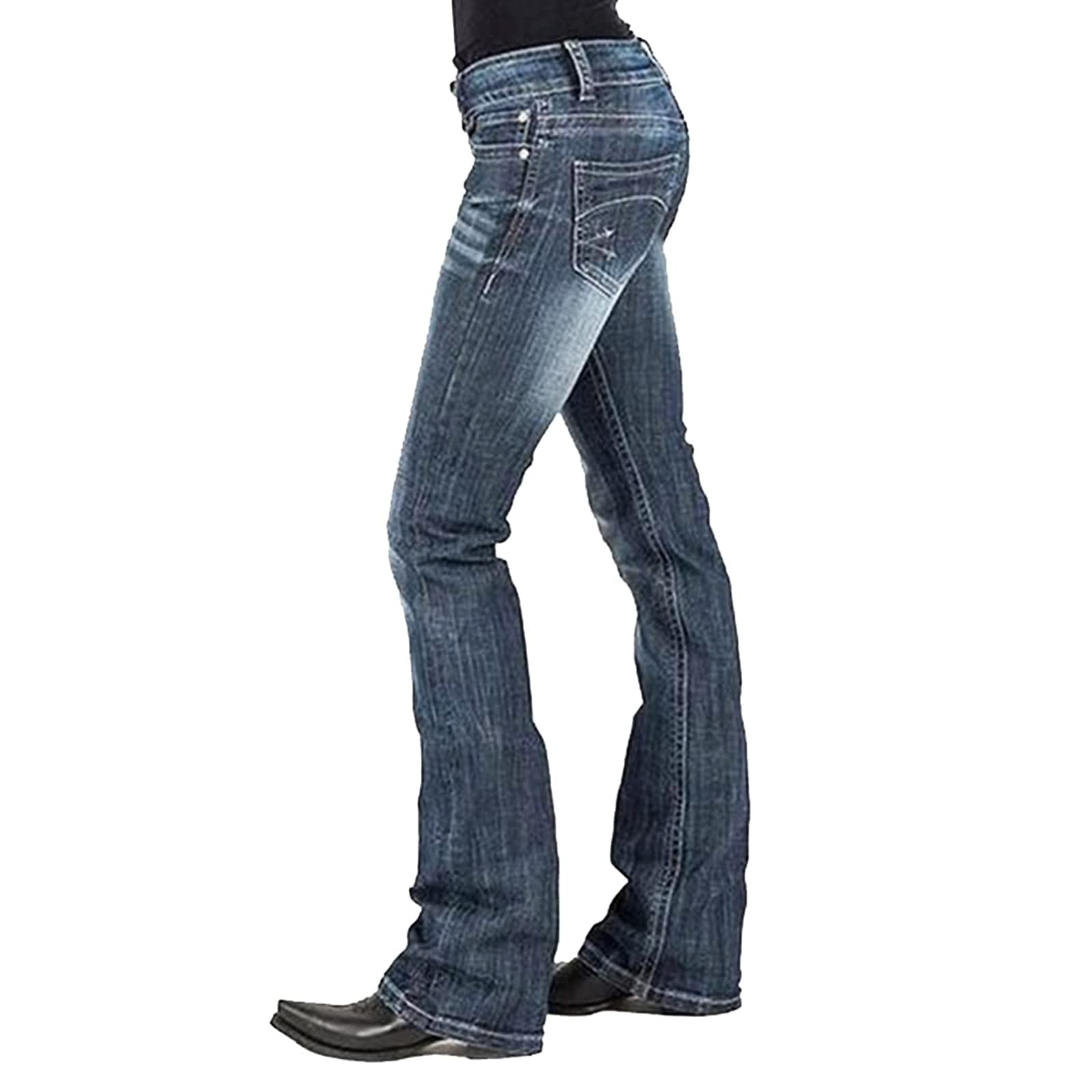 Women's Bootcut Jeans - Stretch Denim Pants with Comfort Fit & Flattering Silhouette | Perfect for Casual Wear, Work & Night Out