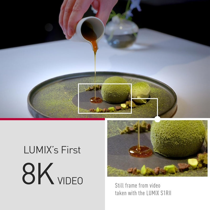 Panasonic Lumix S1R II 47.3MP Full Frame Mirrorless Camera - 4K 60p Video, 5-Axis Stabilization - Perfect for Travel, Wedding & Professional Photography