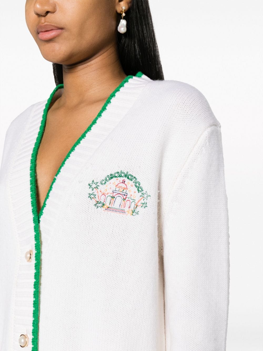 Casablanca White Sweaters for Women - Soft & Cozy Knit Pullover - Perfect for Fall & Winter Fashion, Office Wear & Casual Outfits