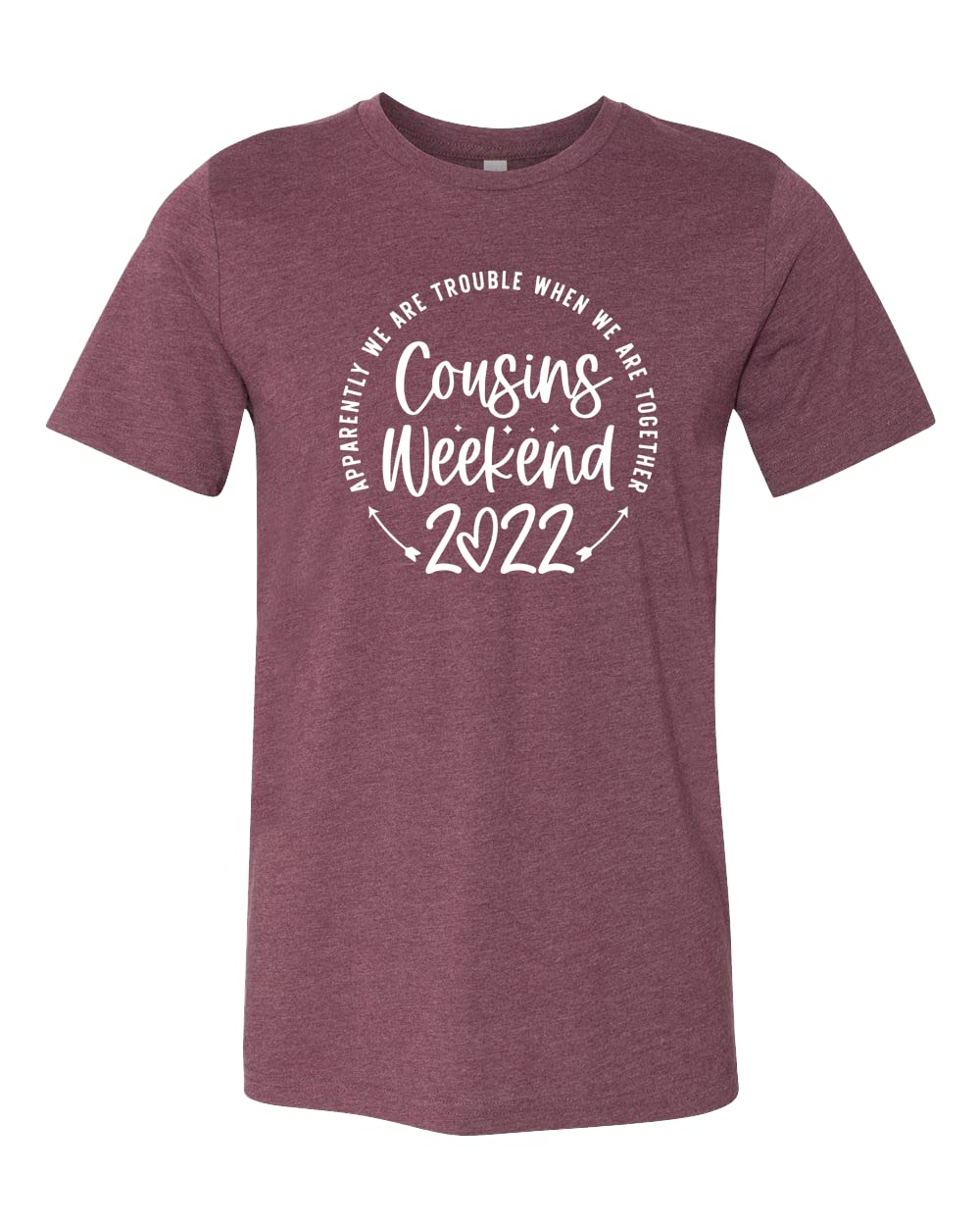 Cousin Weekend 2022 Matching Vacation T-Shirt - Family Reunion Shirt, Cousin Trip Tee, Cousin Crew & Squad Apparel - Perfect for Family Gatherings, Beach Trips and Group Photos