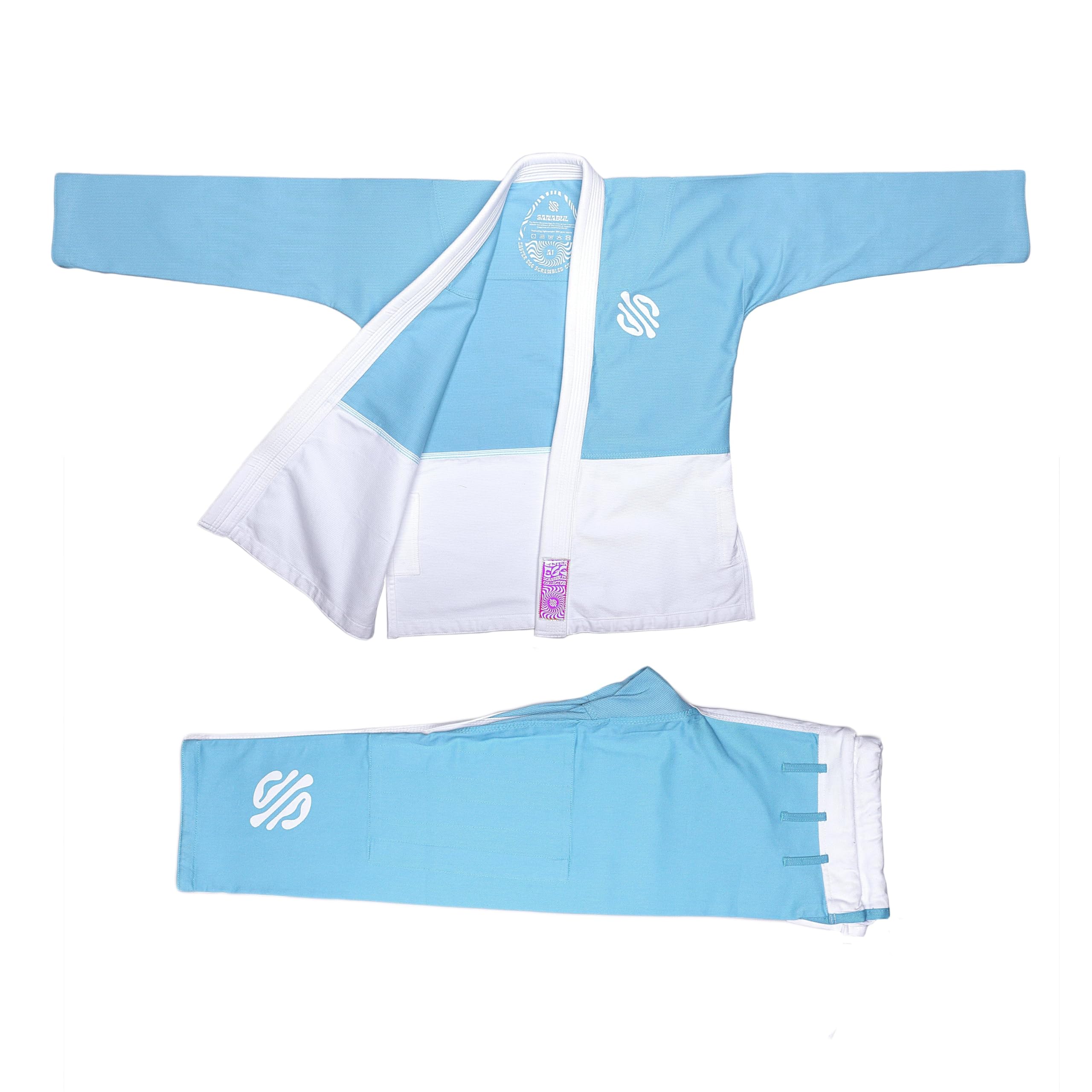 Sanabul Easter Egg BJJ Gi for Women - Lightweight Brazilian Jiu Jitsu Uniform with Streamlined Fit for Women, Youth & Adults | Perfect for Training, Competition & MMA Practice