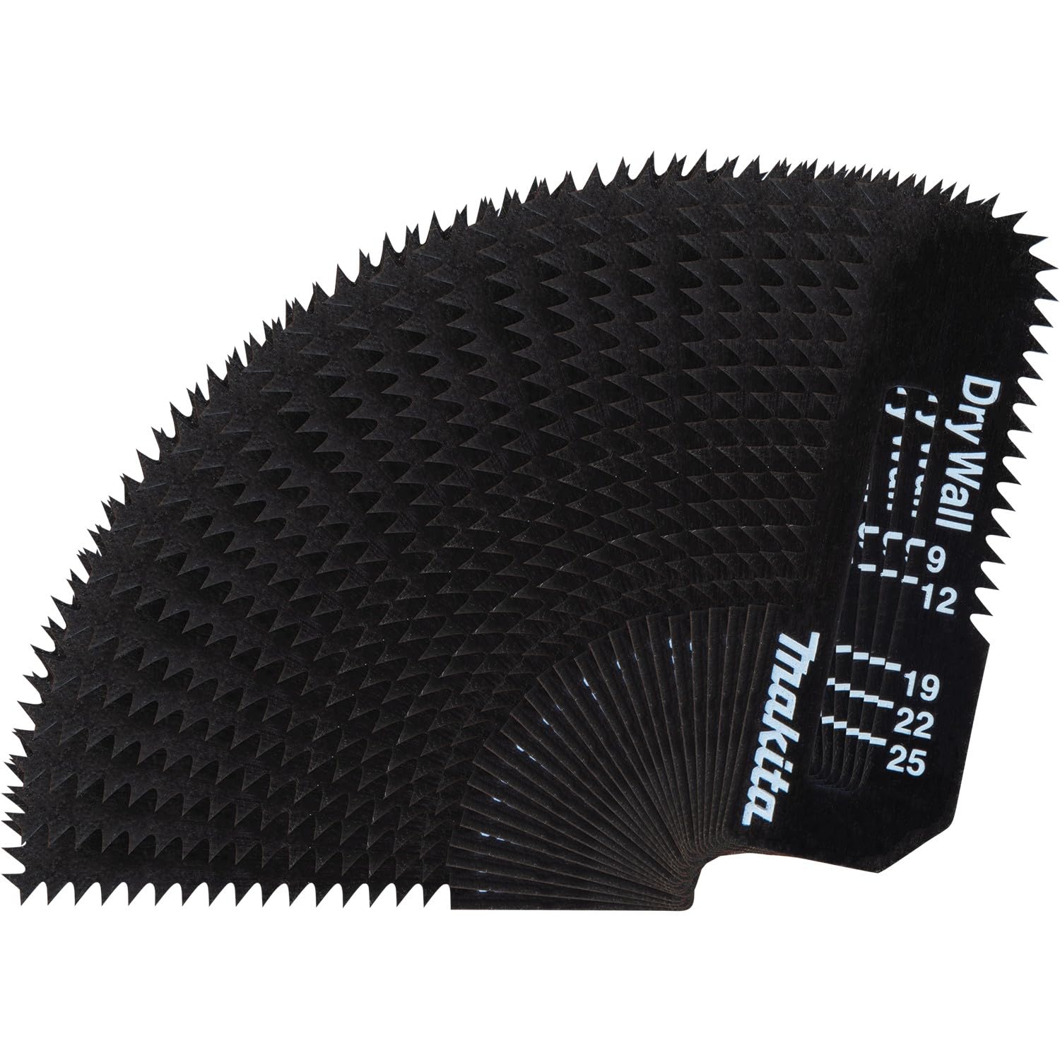 Makita B-49703-25 Drywall Cut-Out Saw Blades - 25-Piece Pack for Professional Construction & Home Renovation Projects