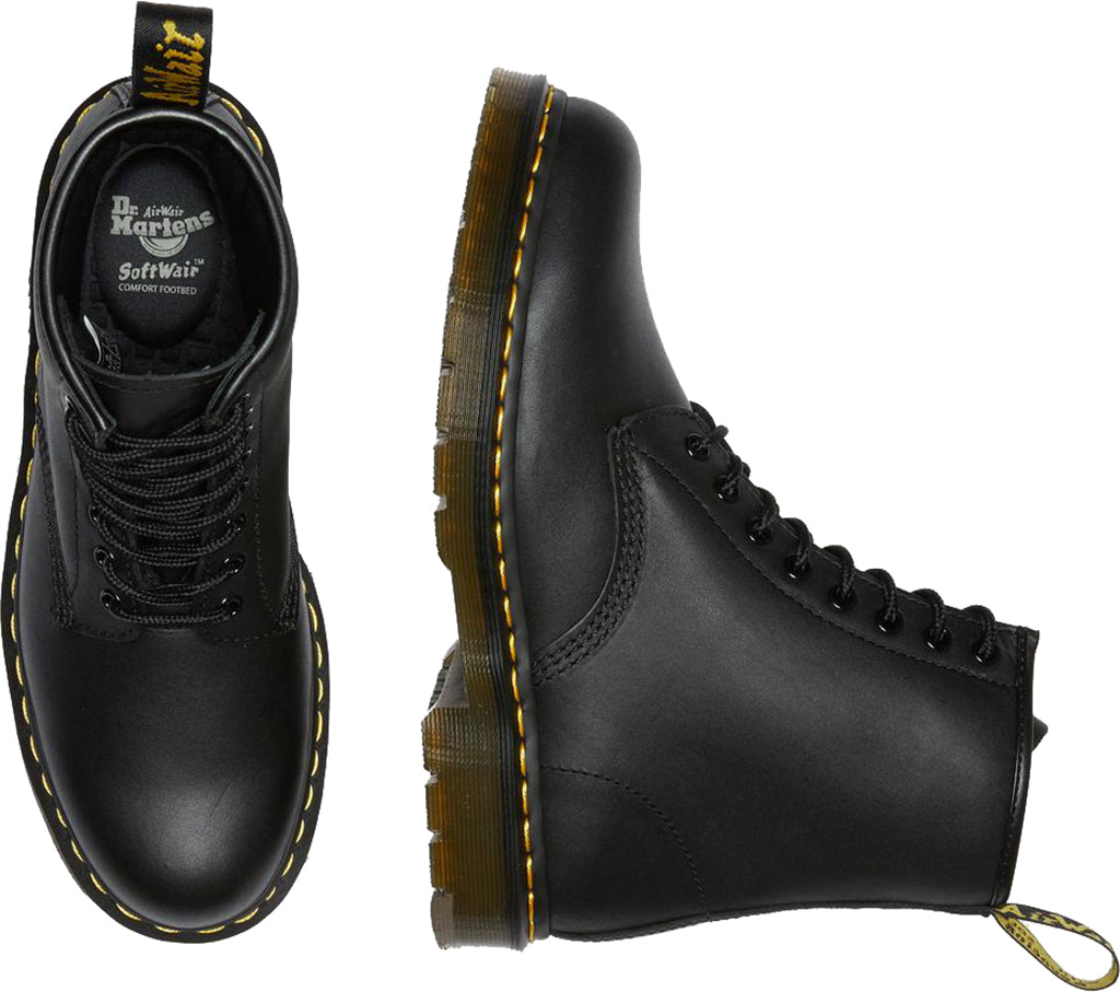 Slip Resistant 1460 Leather Lace Up Boots for Men & Women - Non-Skid Work Boots for Construction, Hiking & Outdoor Activities