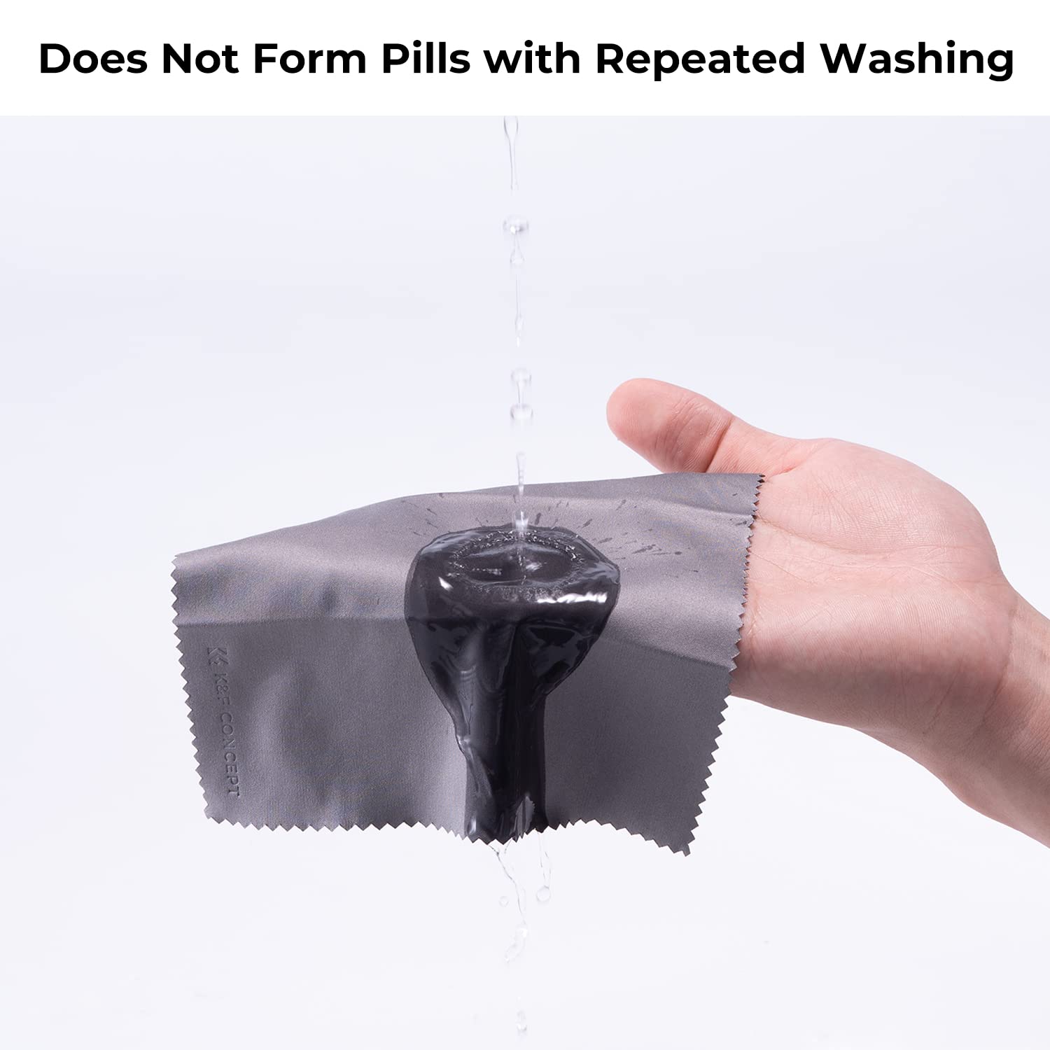 K&F Concept 3 Pack Premium Microfiber Cleaning Cloths (15x18cm) - Reusable & Washable Lens Cleaning Cloths for Camera Lenses, Glasses, Screens, LCD TVs, Tablets - Perfect for Photography, Home & Office Use