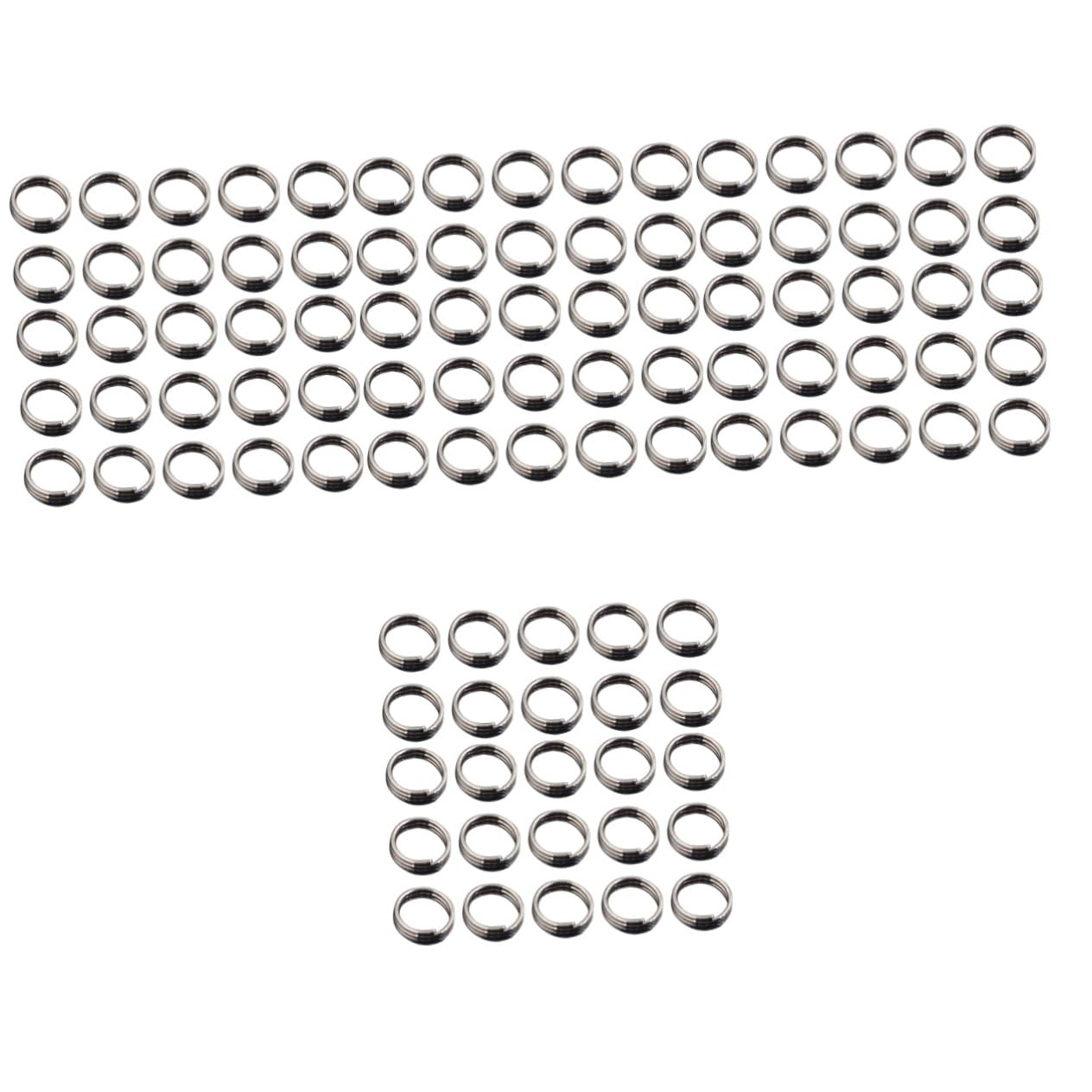 200 Pcs Zinc Alloy Flight Rings - Bulk Jewelry Making Supplies for DIY Accessories, Bracelets & Keychains - Perfect for Crafters, Jewelry Designers and Gift Making