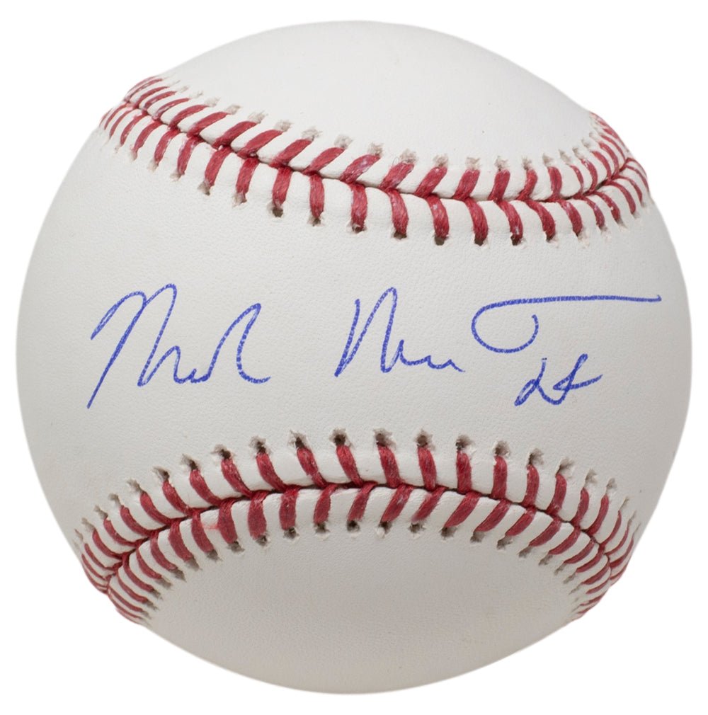 Authentic Michael Nelson Trout Autographed MLB Baseball with Full Signature - Includes HOLO & BAS LOA A48357 - Perfect for Collectors, Fans, and Sports Memorabilia Displays