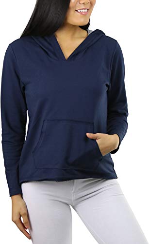 French Terry W/ Kangaroo Pocket - Navy/Dark H.grey (Junior)