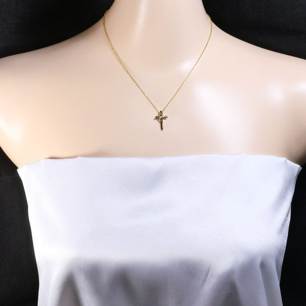 18K Yellow Gold Diamond Necklace for Women - Elegant Pendant Jewelry Gift for Anniversary, Valentine's Day & Special Occasions